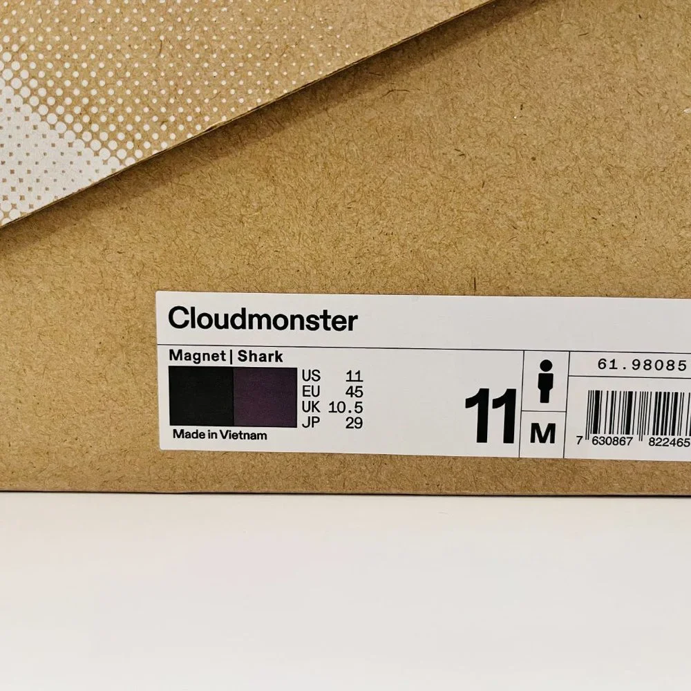 Men's Cloudmonster Running Shoes - Size 11.0 - Picture 8 of 11